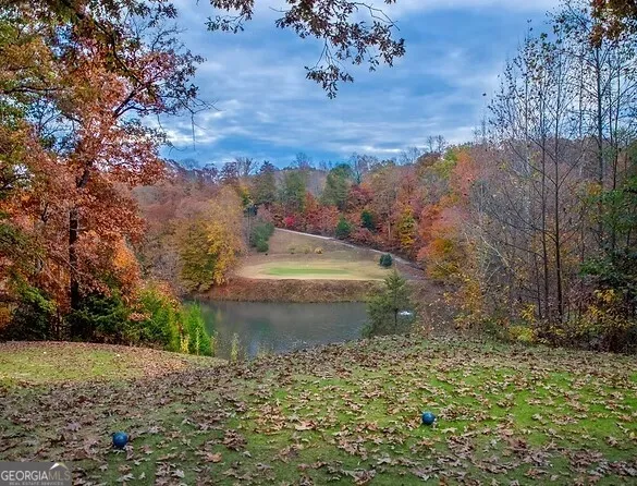 a view of a outdoor space with lake view