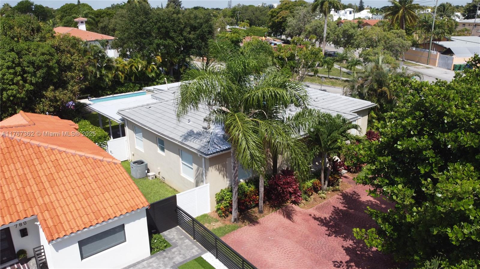 790 Southwest 21st Road Miami, FL 33129 - Photo 76 of 83 an aerial view of a house with outdoor space