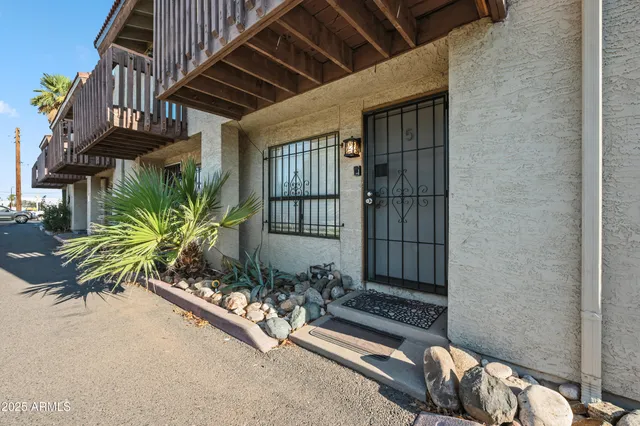 a view of porch with seating space