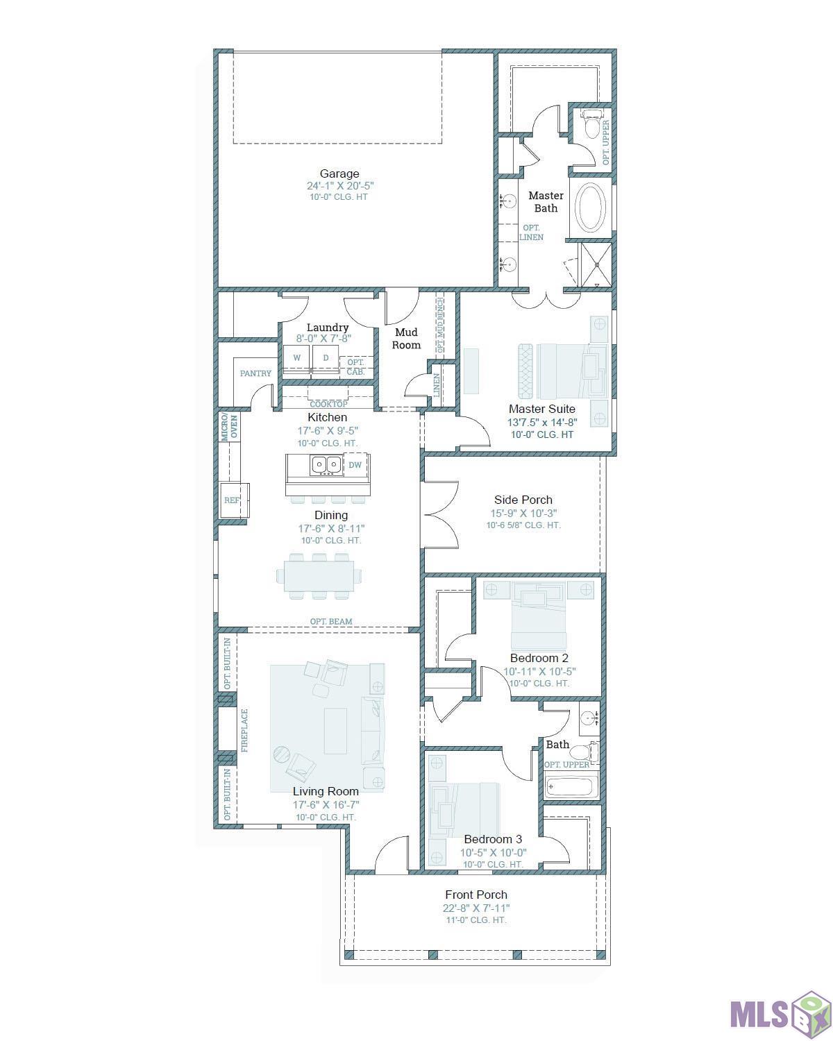 2510 Foreshore Avenue Baton Rouge, LA 70810 - Photo 34 of 34 Chicot Floorplan