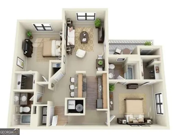 $1,518 | 3450 Jones Mill Road, Unit 601, Norcross, GA 30092