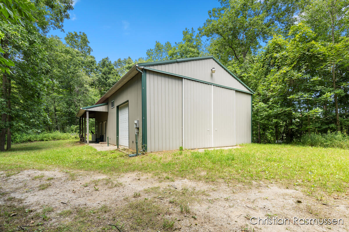 18 Dick Road Fenwick, MI 48834 - Photo 2 of 32 Pole barn from SW