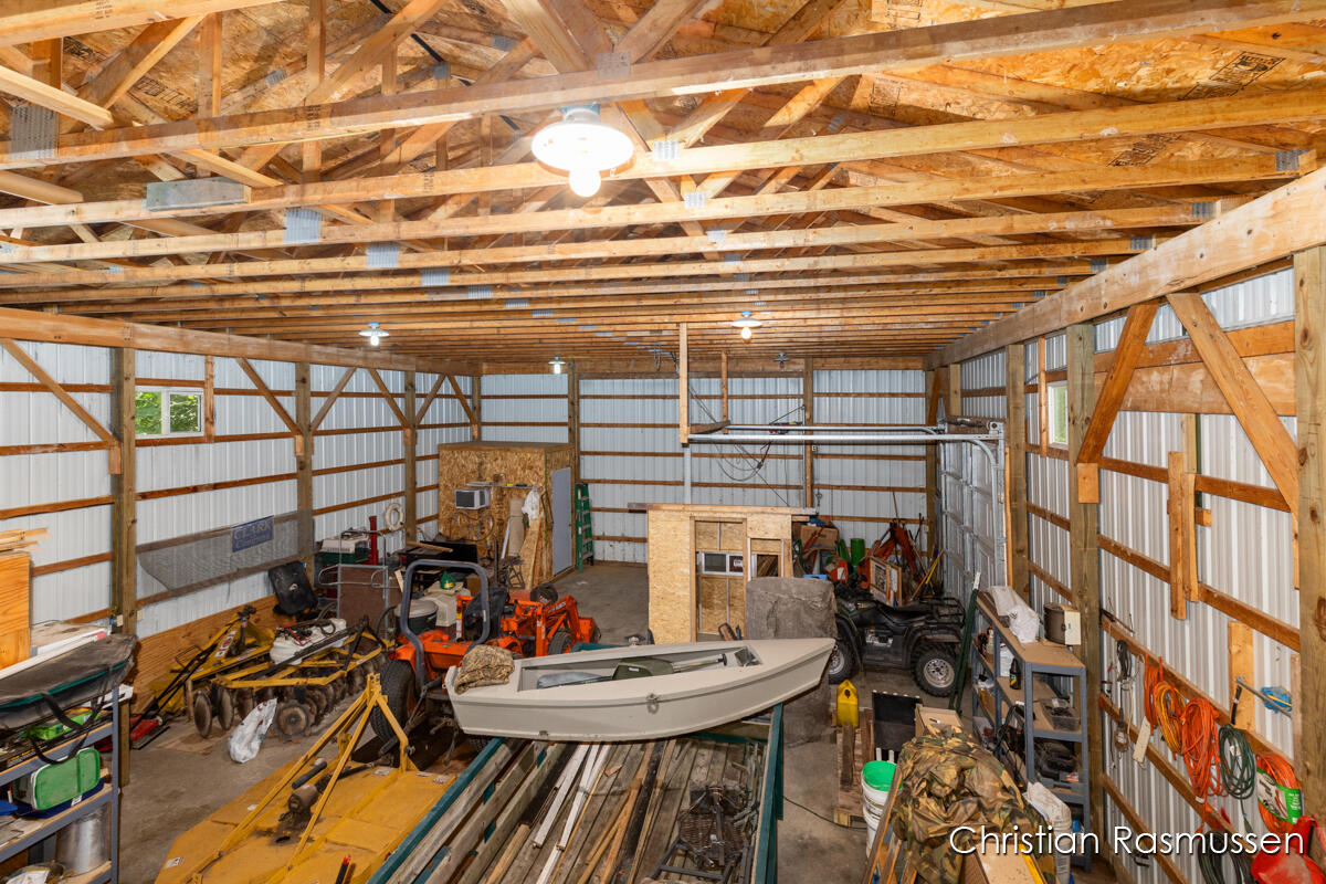 18 Dick Road Fenwick, MI 48834 - Photo 9 of 32 Pole Barn from Loft
