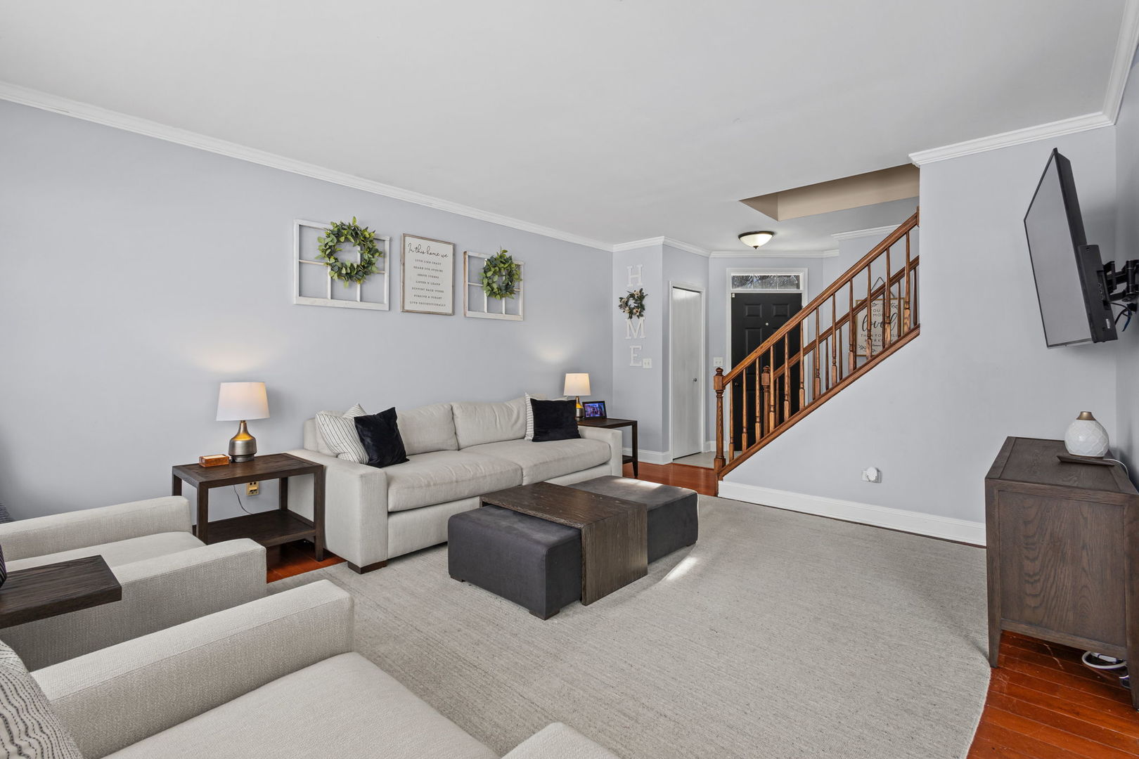 16703 South Sunset Ridge Court Lockport, IL 60441 - Photo 2 of 15 a living room with furniture and a stairs