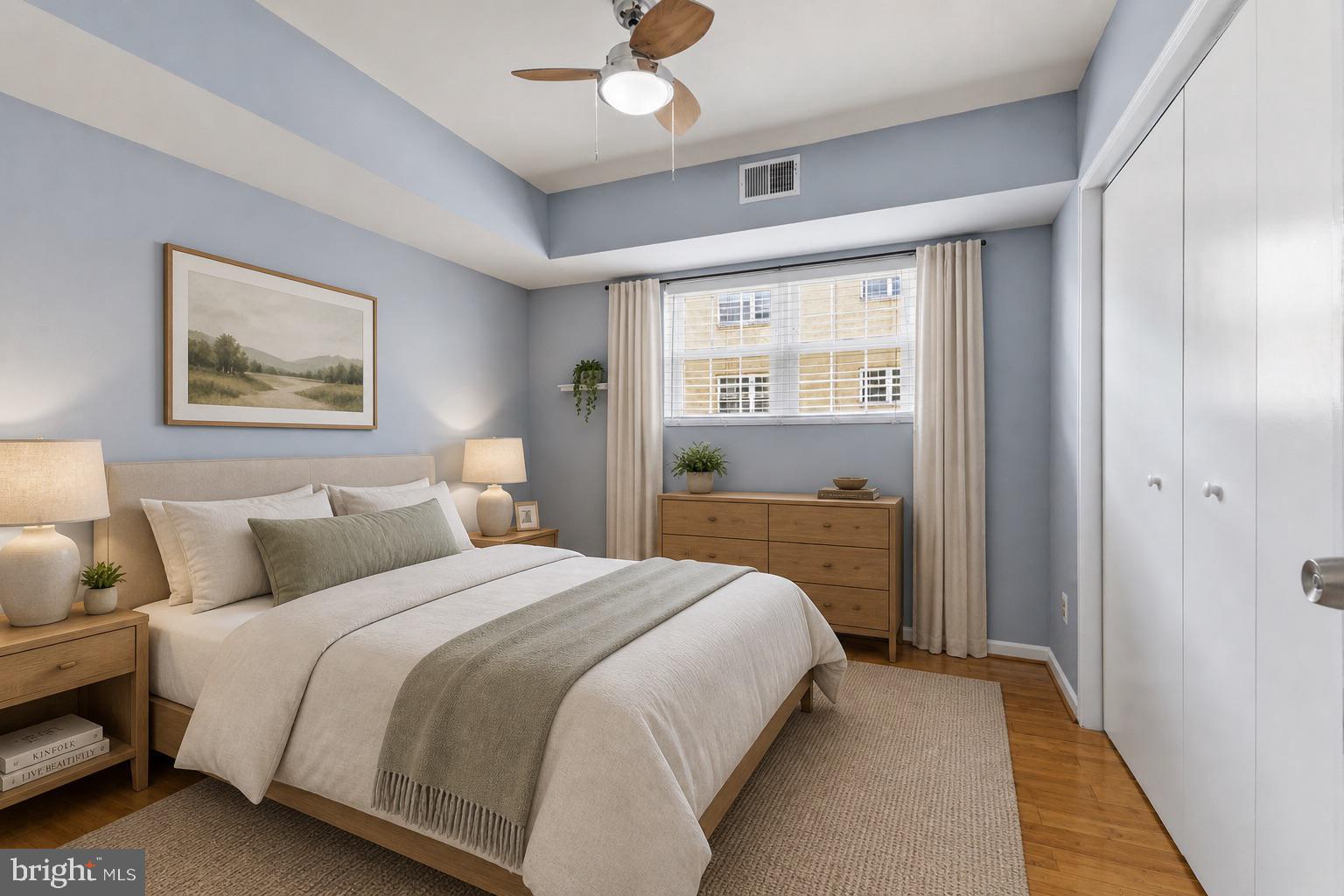 210 43rd Road Northeast, Unit 103 Washington, DC 20019 - Photo 20 of 24 Bedroom 2 virtual staging