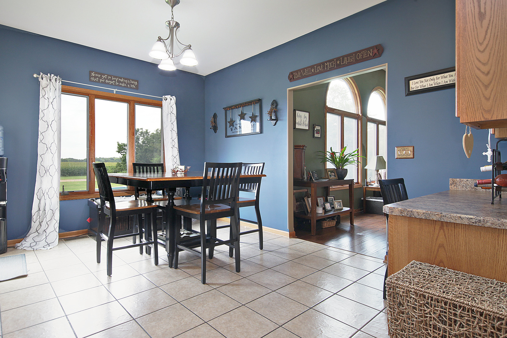 4420 West Shabbona Road Morris, IL 60450 - Photo 12 of 31 a view of a dining room with furniture window and outside view