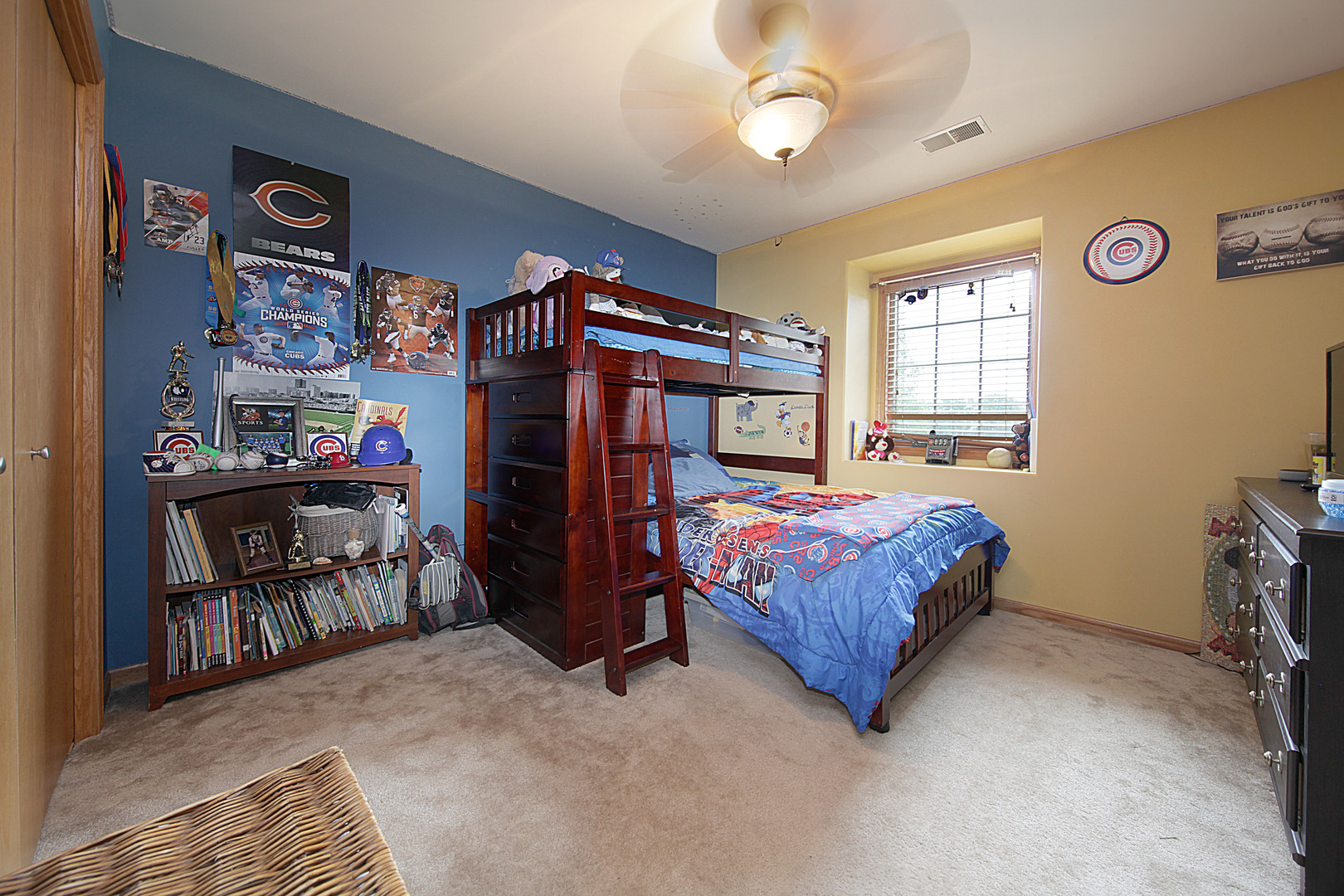 4420 West Shabbona Road Morris, IL 60450 - Photo 19 of 31 a bed room with a bed and a chair