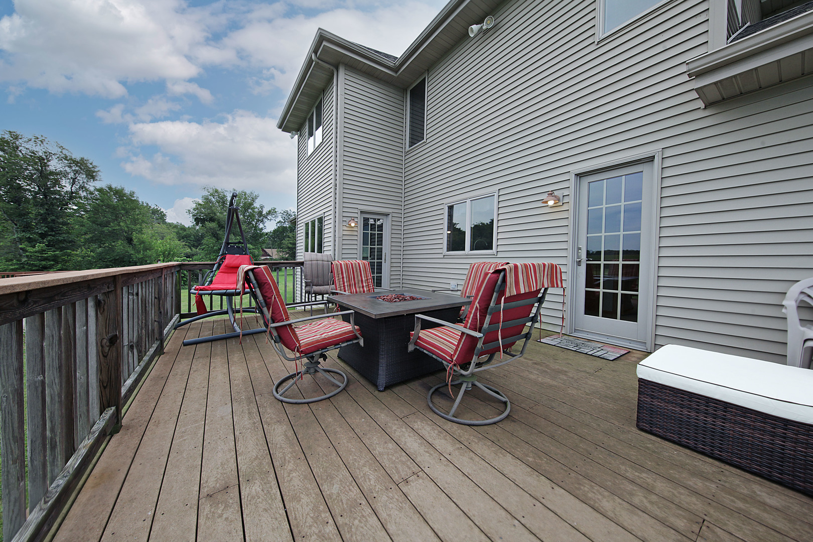 4420 West Shabbona Road Morris, IL 60450 - Photo 27 of 31 a view of two chairs in wooden deck