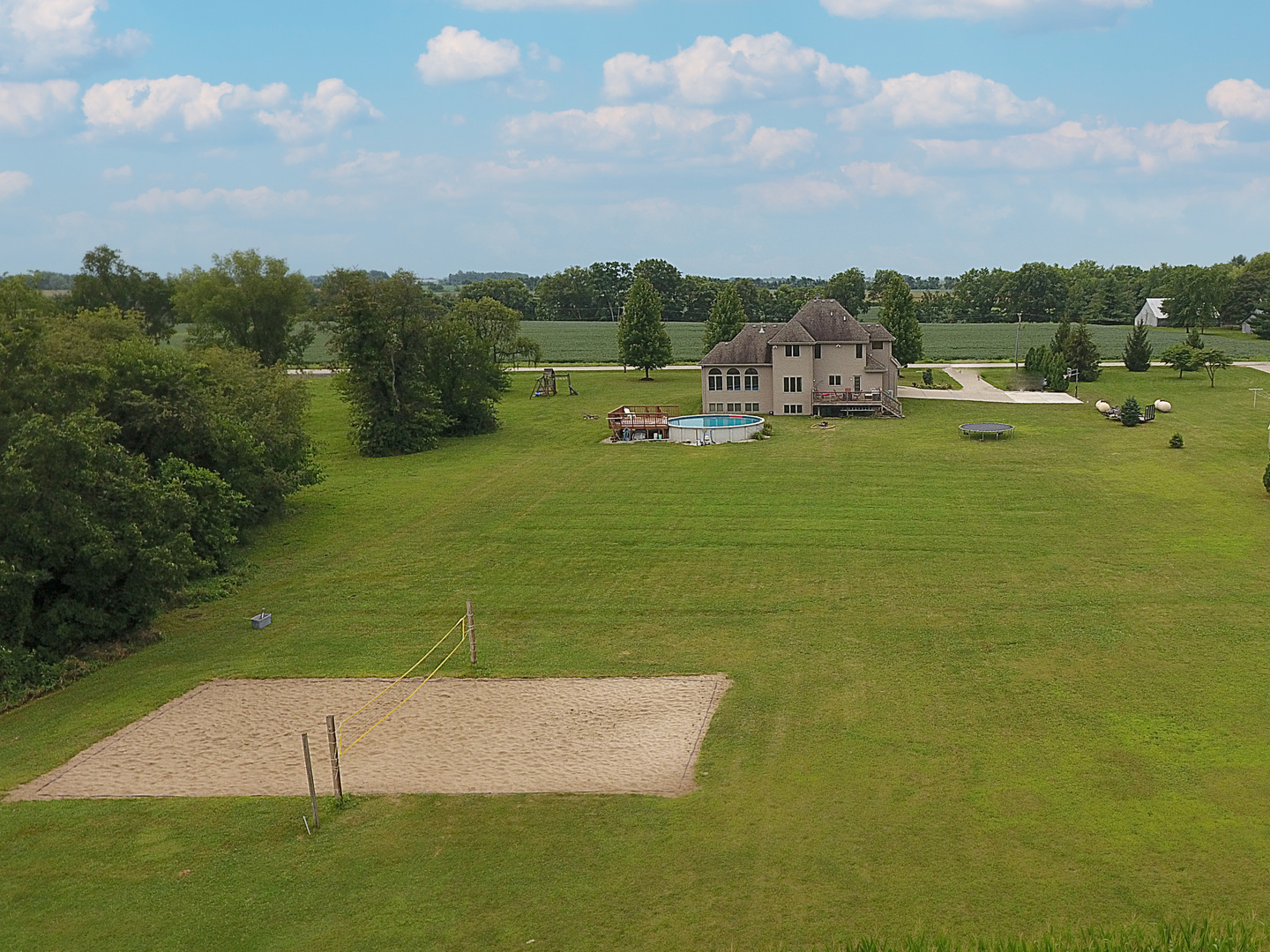 4420 West Shabbona Road Morris, IL 60450 - Photo 30 of 31 a view of a golf course with a lake