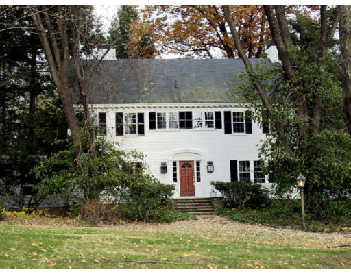 2 Weston Road Lincoln, MA 01773 - Photo 1 of 9 front view of a house with a yard
