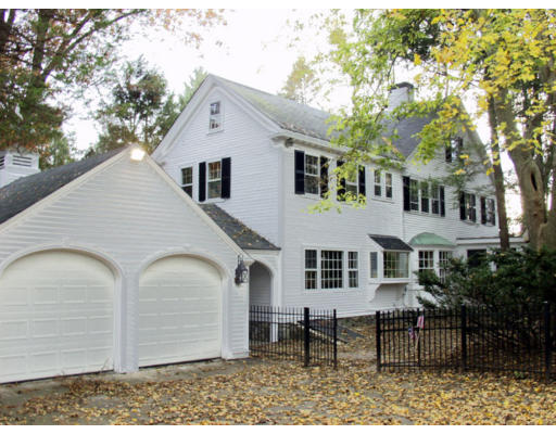 2 Weston Road Lincoln, MA 01773 - Photo 2 of 9 a front view of a house with garden