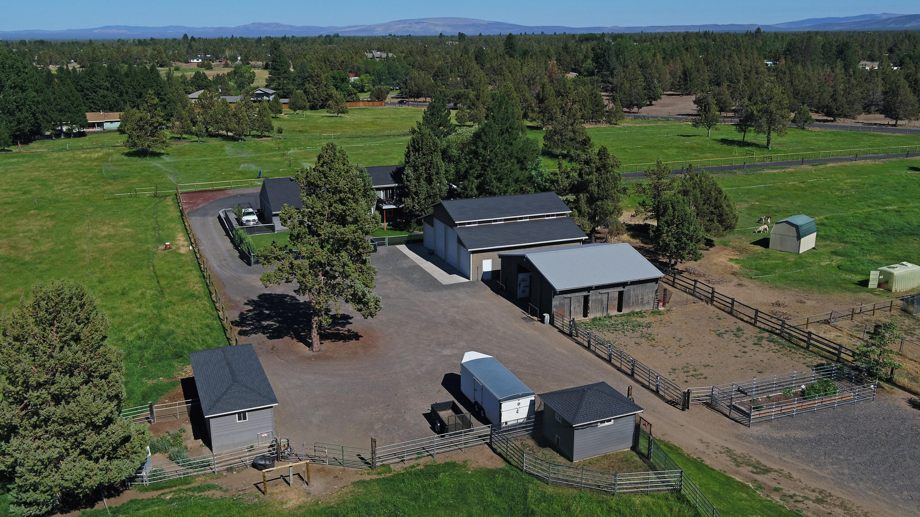 62227 Powell Butte Road Bend, OR 97701 - Photo 3 of 63 Shop Arial View