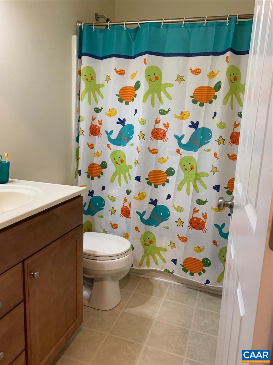 2452 North Berkshire Road Charlottesville, VA 22901 - Photo 20 of 24 a white toilet sitting next to a shower curtain