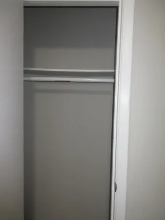 a close view of closet