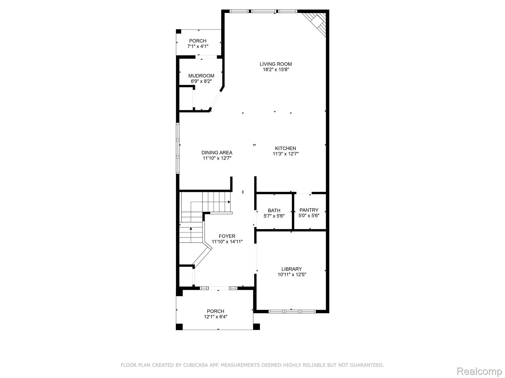 1555 Ruffner Avenue Birmingham, MI 48009 - Photo 46 of 48 1st Floor Floor Plan