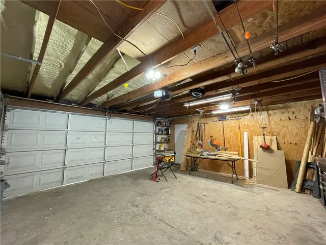 a view of a large body of water and beach