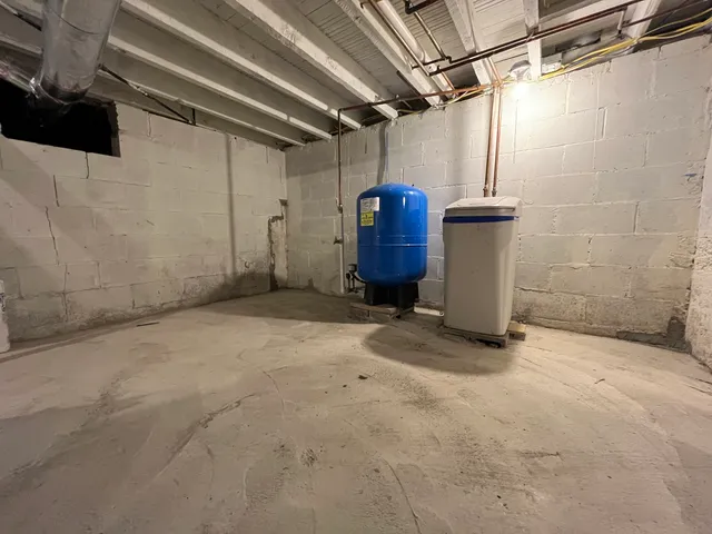 a view of a storage room