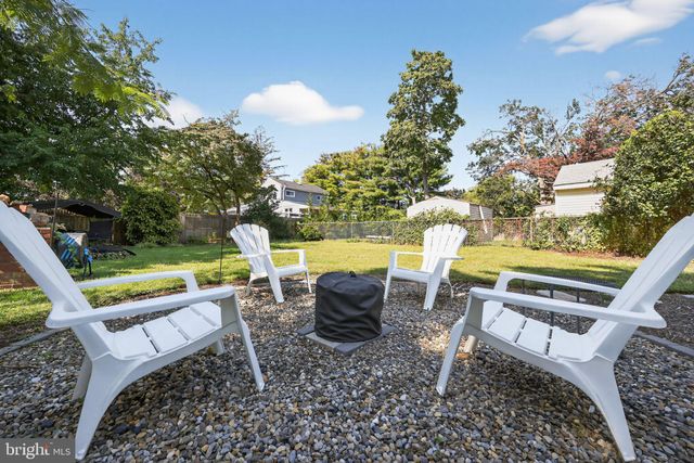 a view of a chairs and table in the patio