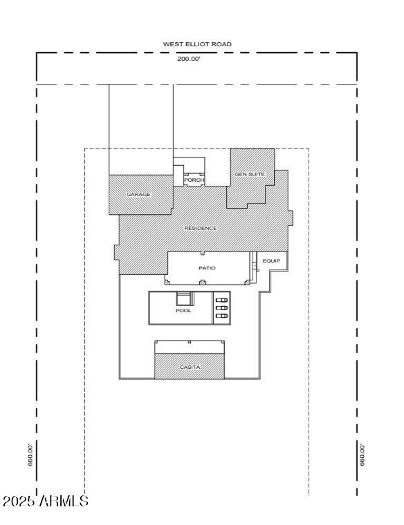21235-xxx West Elliot Road Buckeye, AZ 85326 - Photo 5 of 6 a picture of a floor plan