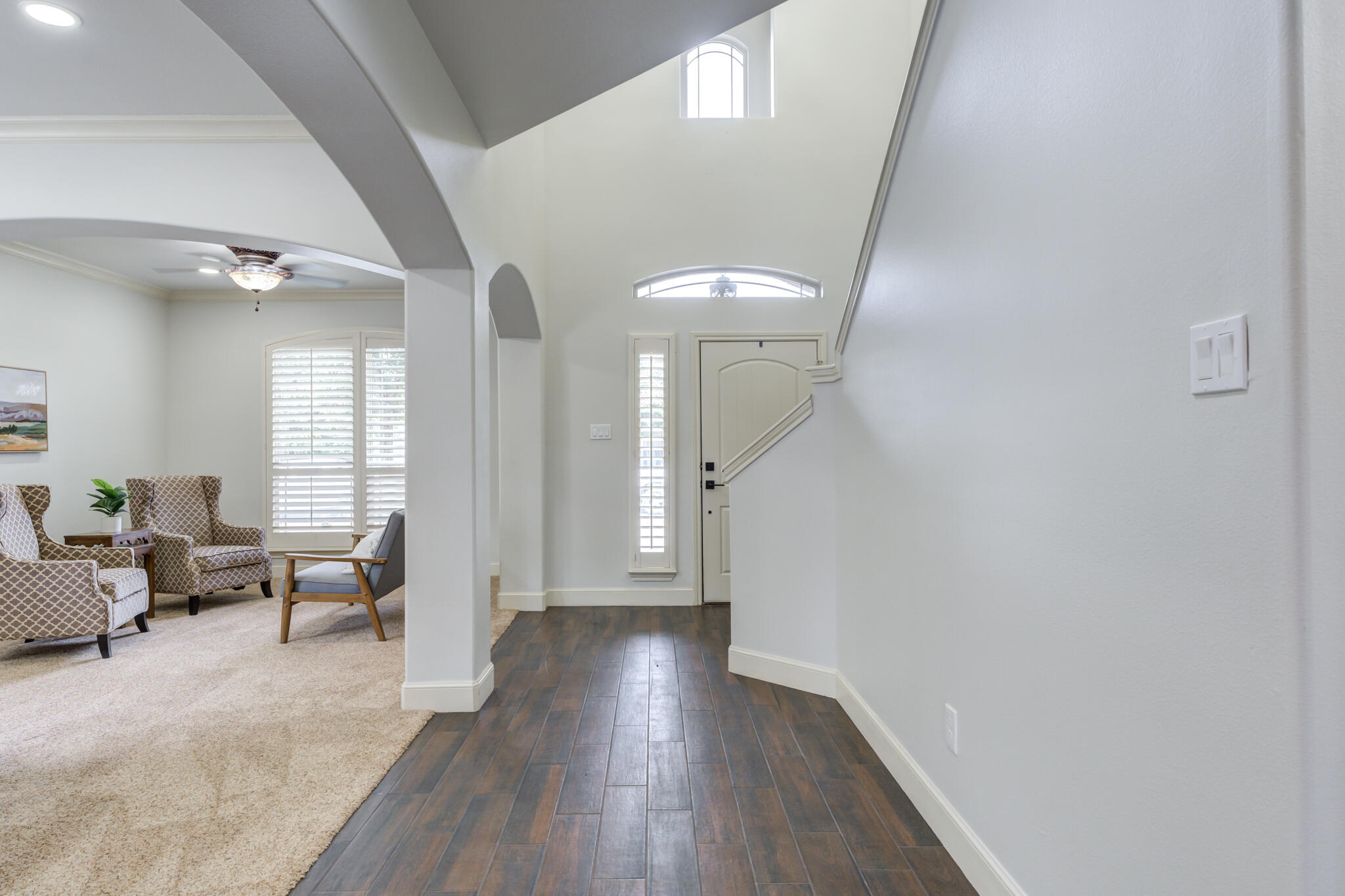 11110 Detroit Avenue Lubbock, TX 79423 - Photo 12 of 54 view of livingroom with furniture and wooden floor