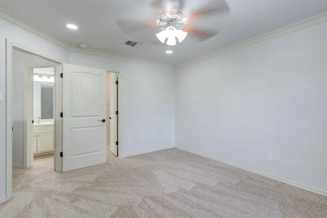 a view of a closet from a window