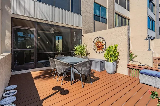 a outdoor view with sitting space