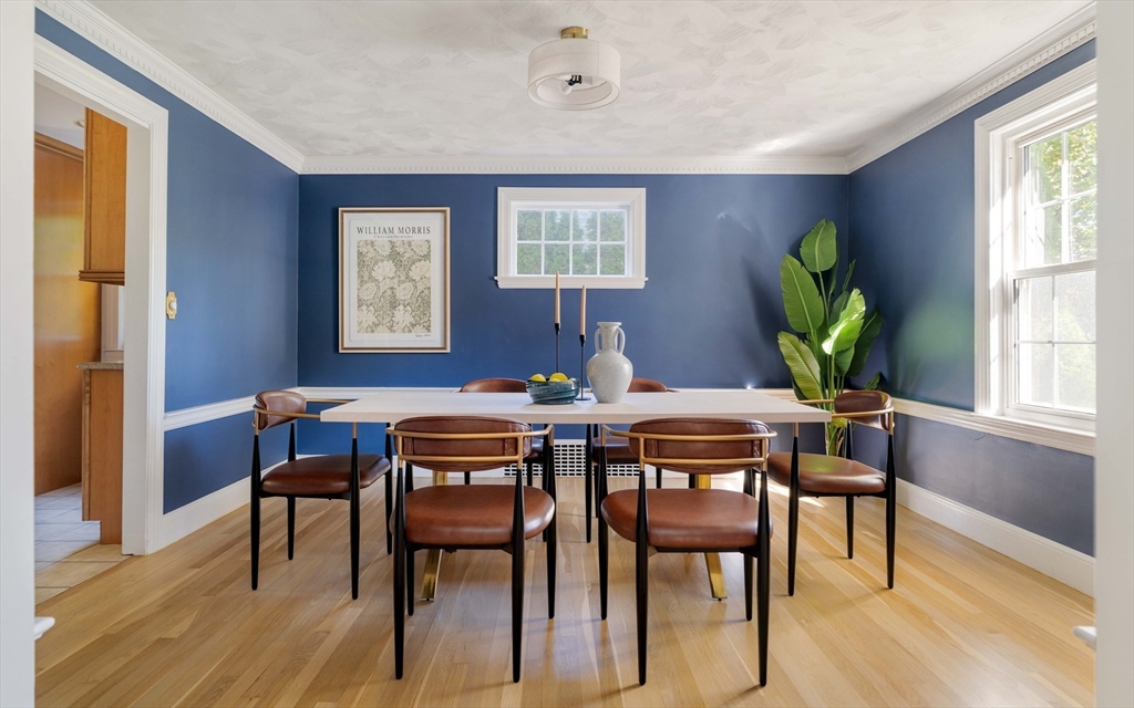 143 South Street Brookline, MA 02467 - Photo 2 of 32 a view of a dining room with furniture window and wooden floor