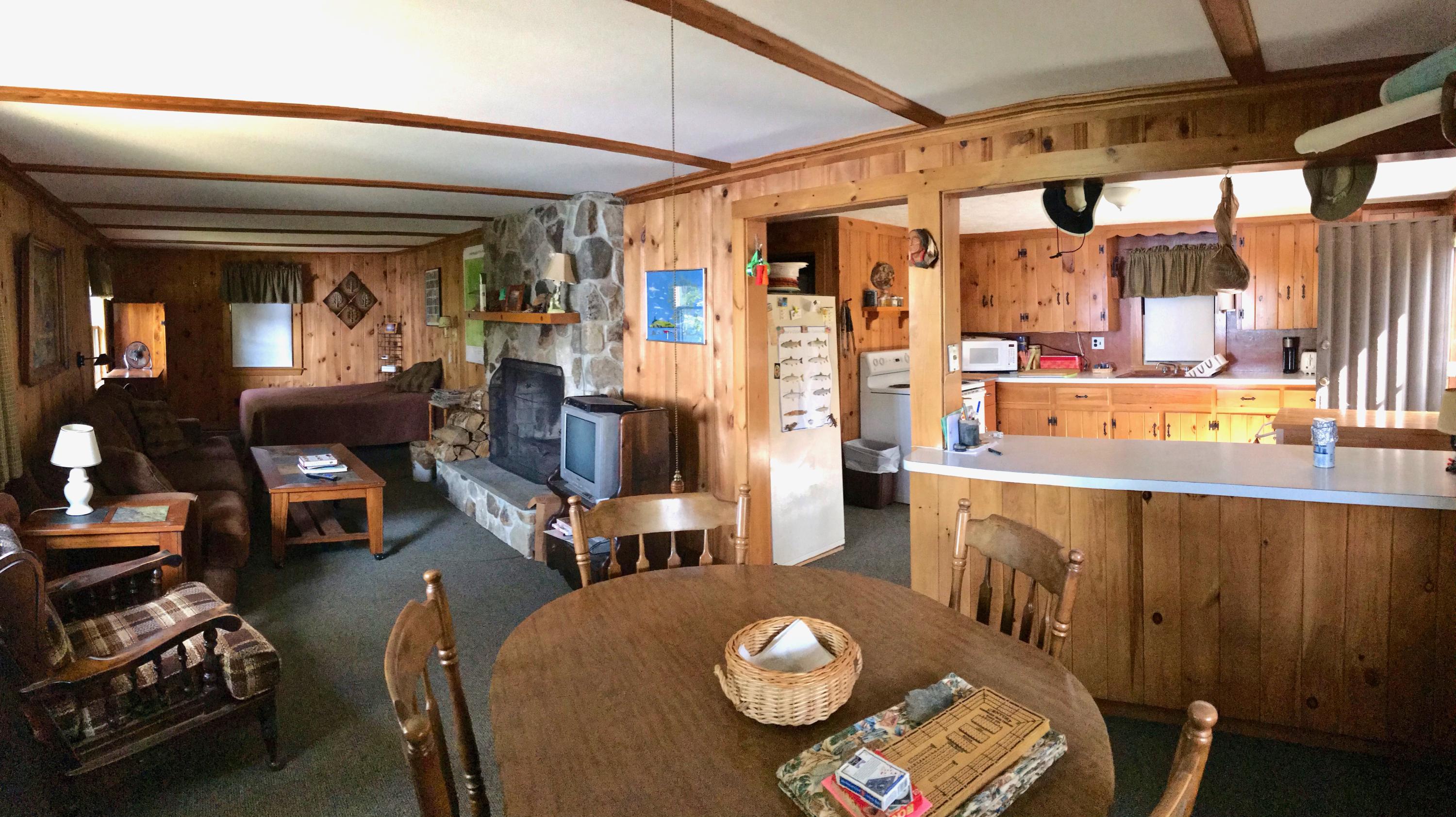 1279 Bemis Road Oquossoc, ME 04964 - Photo 4 of 22 Living/Kitchen