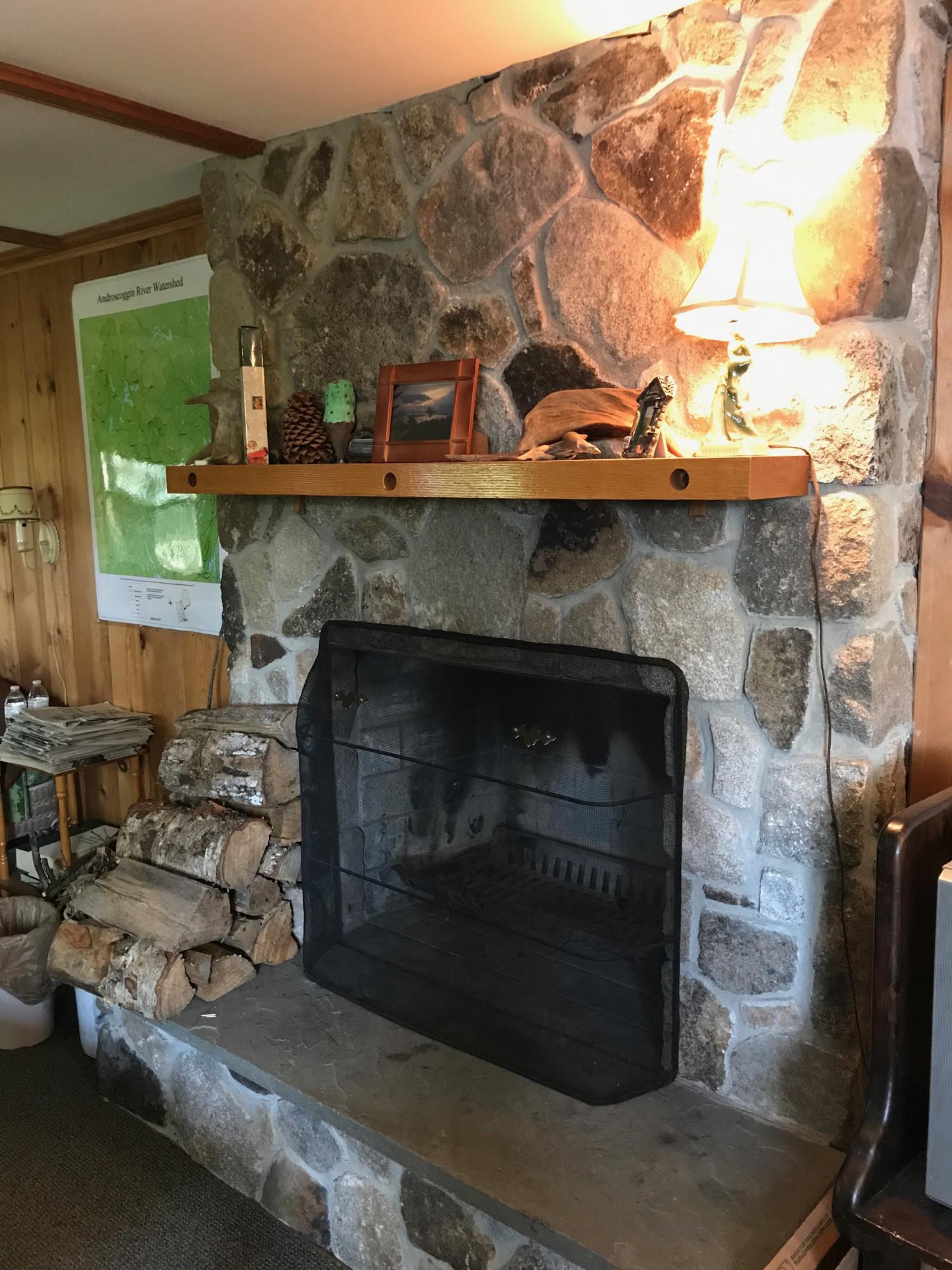 1279 Bemis Road Oquossoc, ME 04964 - Photo 6 of 22 Fireplace