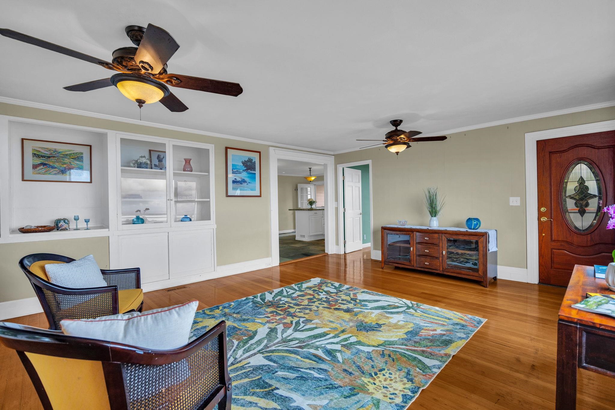 1123 Kehau Place Makawao, HI 96768 - Photo 11 of 50 a living room with furniture and wooden floor