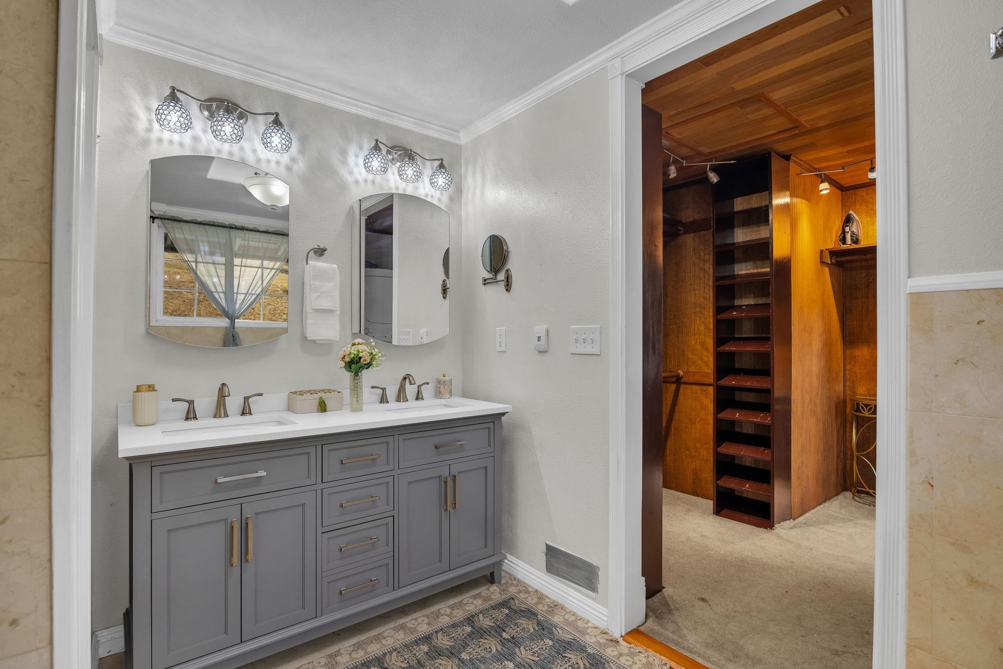 1123 Kehau Place Makawao, HI 96768 - Photo 38 of 50 a bathroom with a sink and a mirror