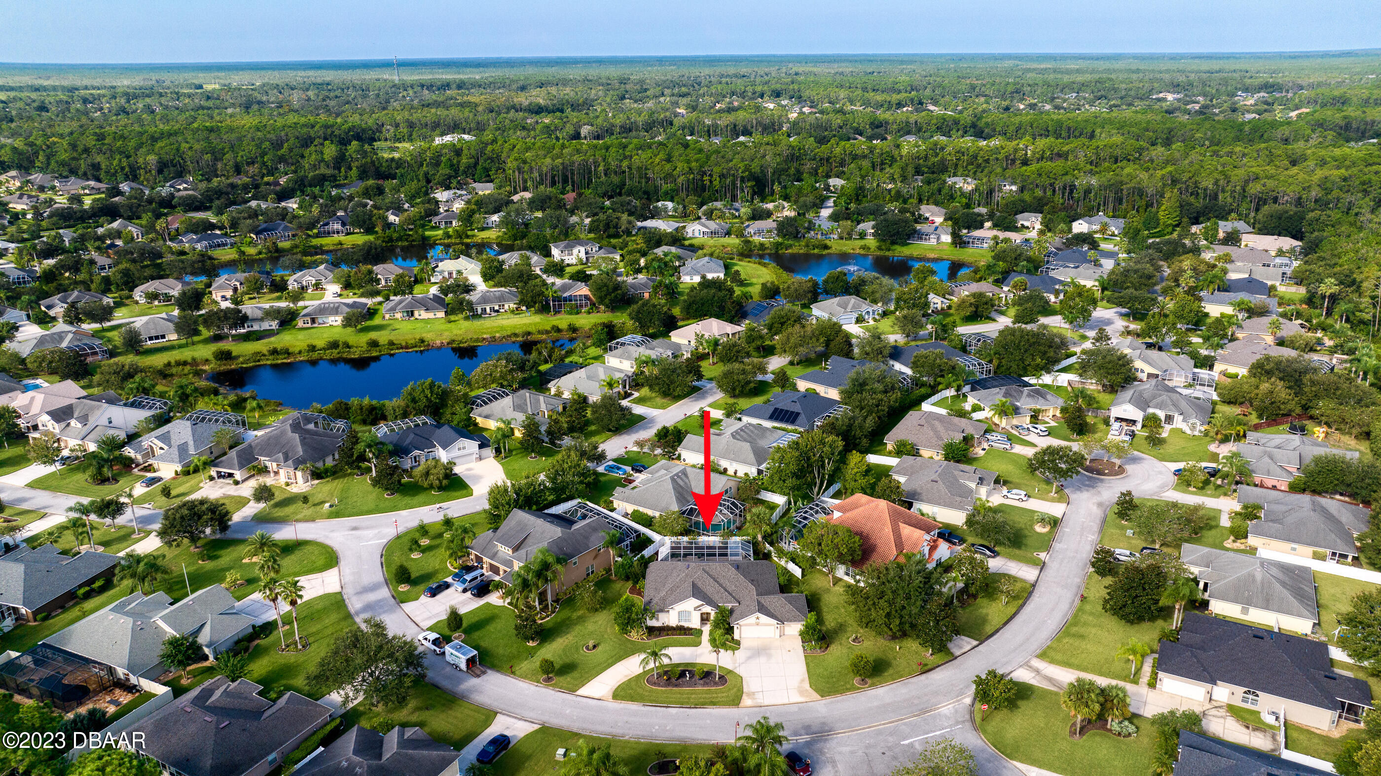 18 Black Pine Way Ormond Beach, FL 32174 - Photo 55 of 73 Drone_18BlackPineWay-6_arrow