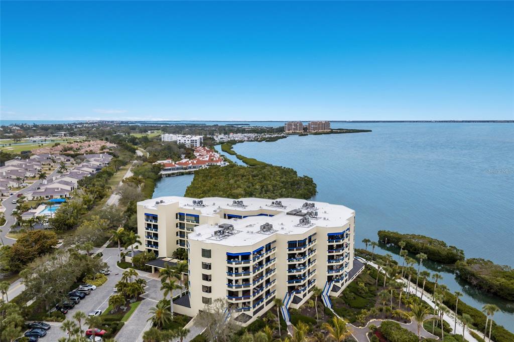 2120 Harbourside Drive, Unit 628 Longboat Key, FL 34228 - Photo 1 of 1 an aerial view of a building with outdoor space