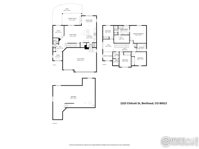 $595,000 | 1223 Chilcott Street, Berthoud, CO 80513