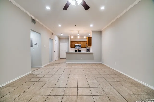 a view of kitchen and window