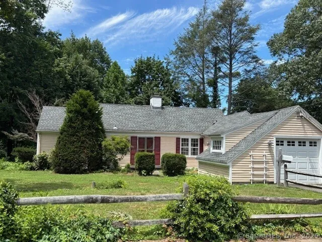 a aerial view of a house