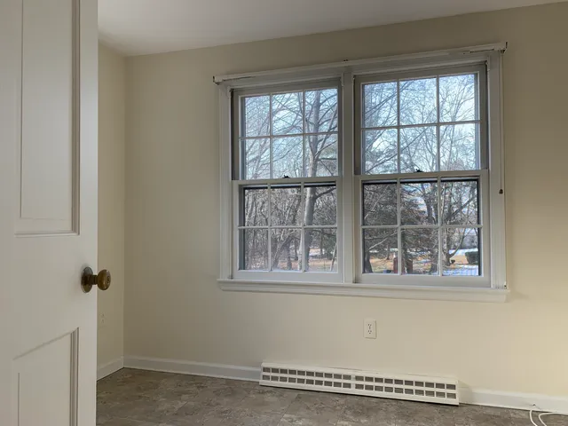 a view of a window in a room
