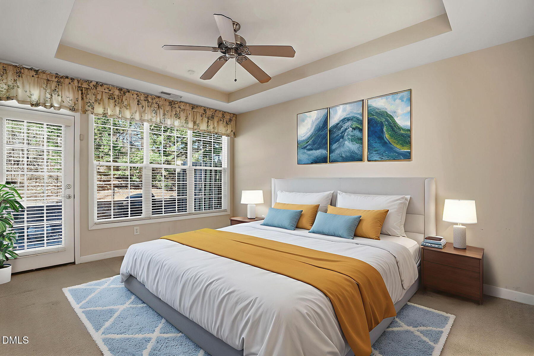 823 Swan Neck Lane Raleigh, NC 27615 - Photo 13 of 35 Primary Bedroom staged