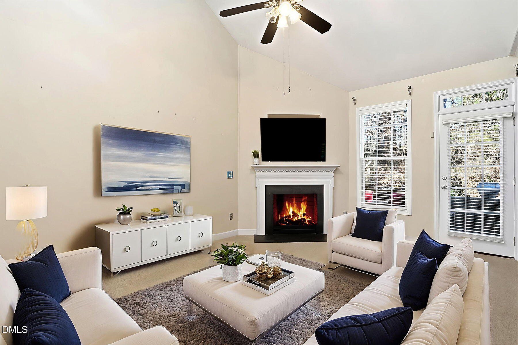 823 Swan Neck Lane Raleigh, NC 27615 - Photo 5 of 35 Living Room staged