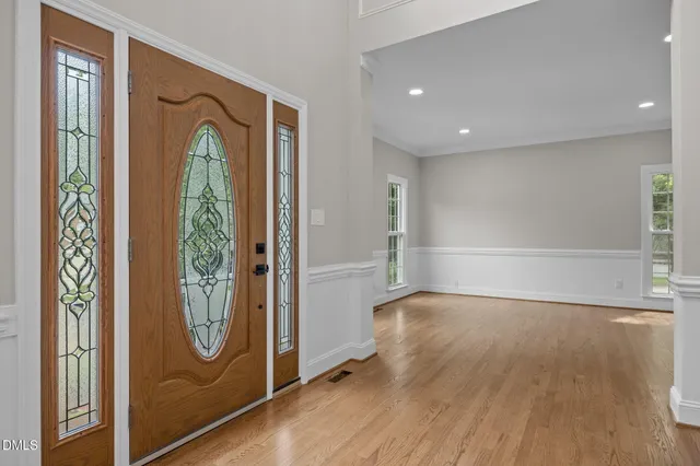wooden floor in an empty room