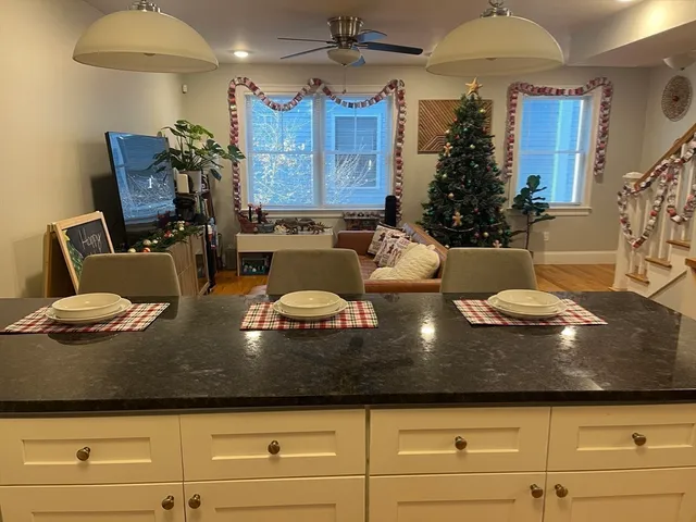 a view of kitchen counter top space