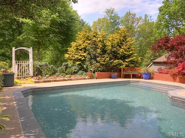 7422 Johnson Mill Road Bahama, NC 27503 - Photo 20 of 25 New Pool Liner & Coping. Picturesque View also Included! Swimming Pool/Hot Tub/Sauna