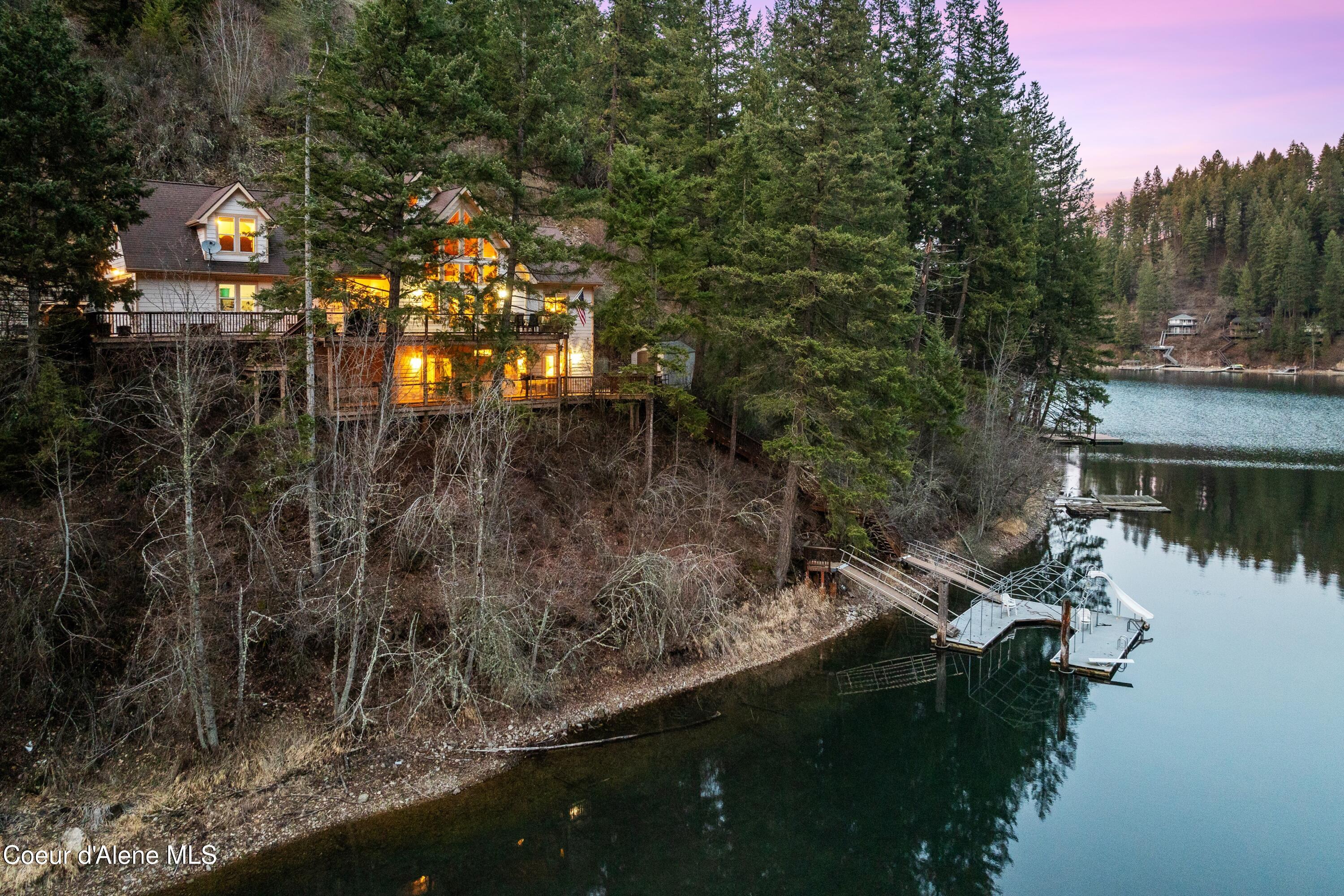 8677 North Rhapsody Lane Hayden, ID 83835 - Photo 53 of 60 Golden Hour on Hayden Lake