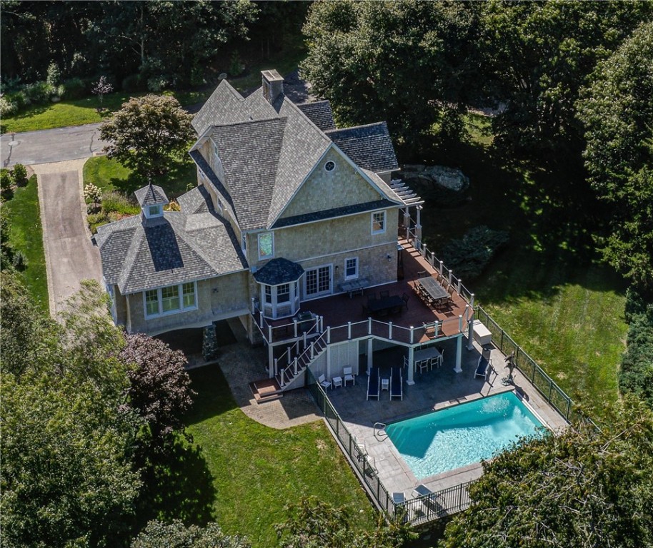 19 No Bottom Ridge Road Westerly, RI 02891 - Photo 38 of 44 Backyard Aerial