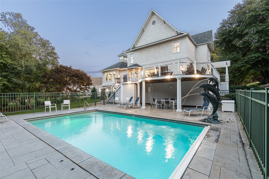 19 No Bottom Ridge Road Westerly, RI 02891 - Photo 39 of 44 Twilight Pool