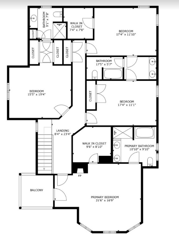19 No Bottom Ridge Road Westerly, RI 02891 - Photo 42 of 44 Second Floor Layout