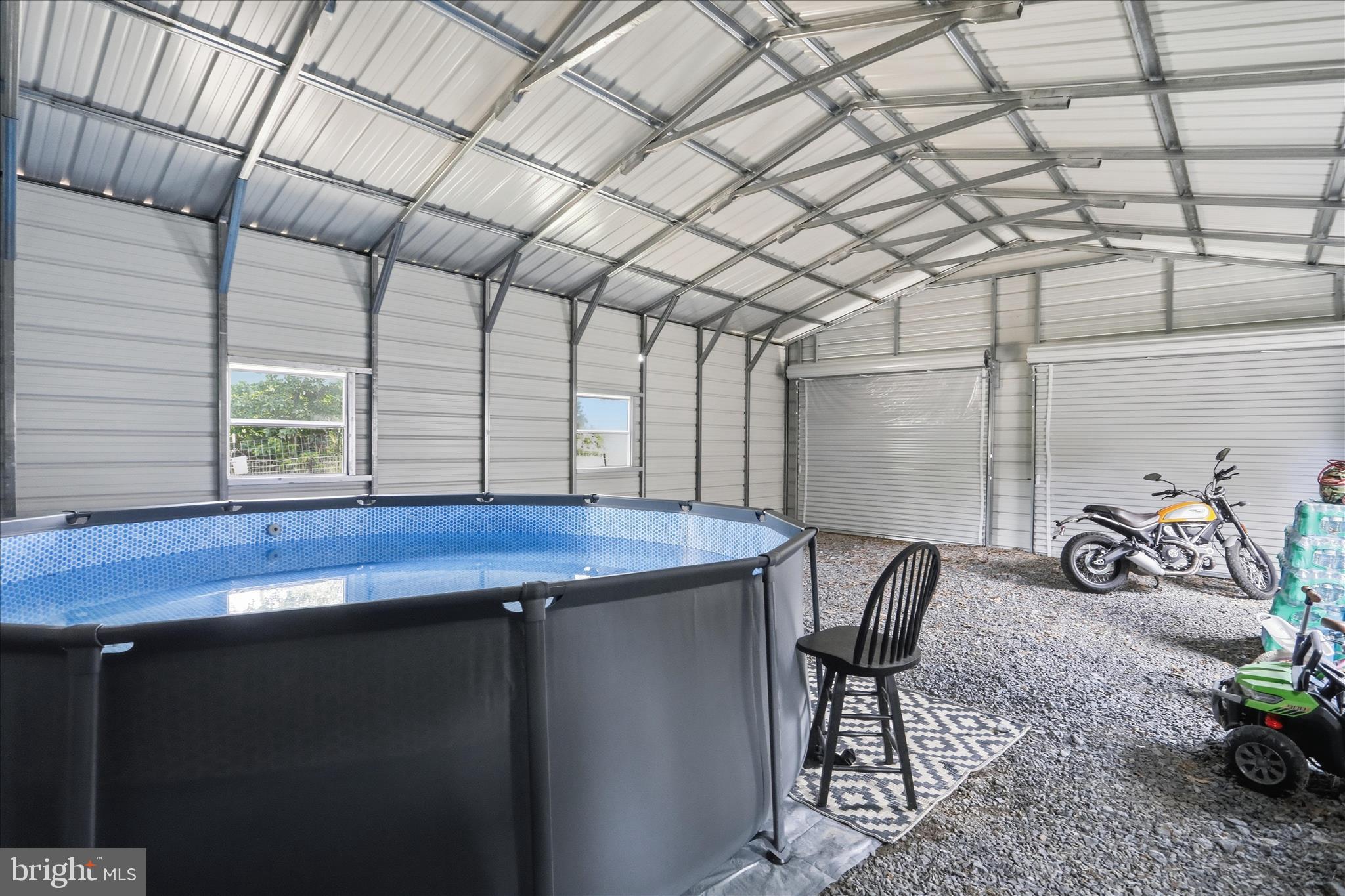 2334 Ash Ruckman Road Augusta, WV 26704 - Photo 67 of 72 Above ground pool inside building