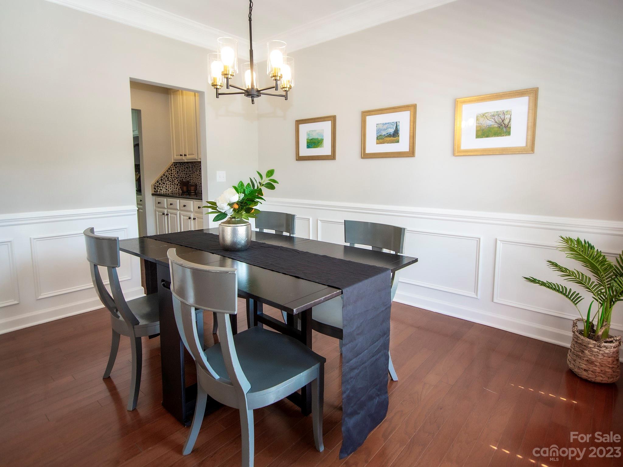 3437 Norwich Road Fort Mill, SC 29715 - Photo 8 of 46 a dining room with furniture and wooden floor
