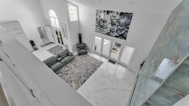 a view of kitchen sink and wooden floor