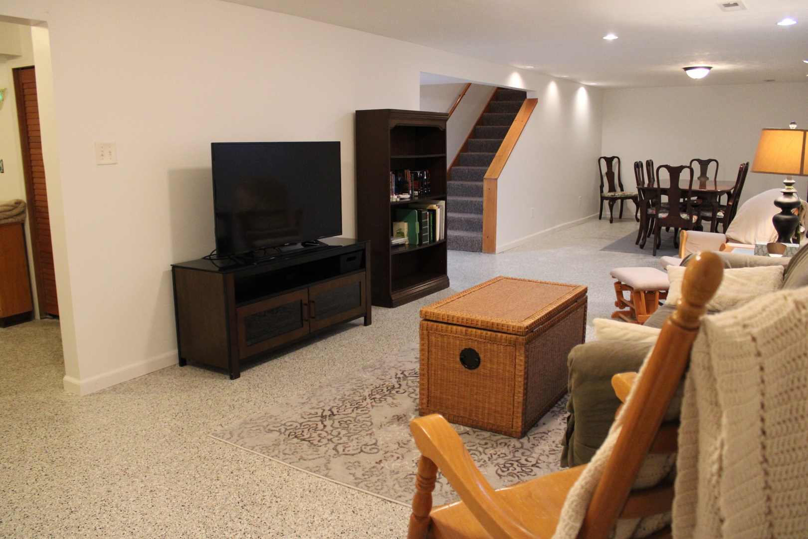 902 Charlotte Drive Normal, IL 61761 - Photo 23 of 35 a living room with furniture and a flat screen tv